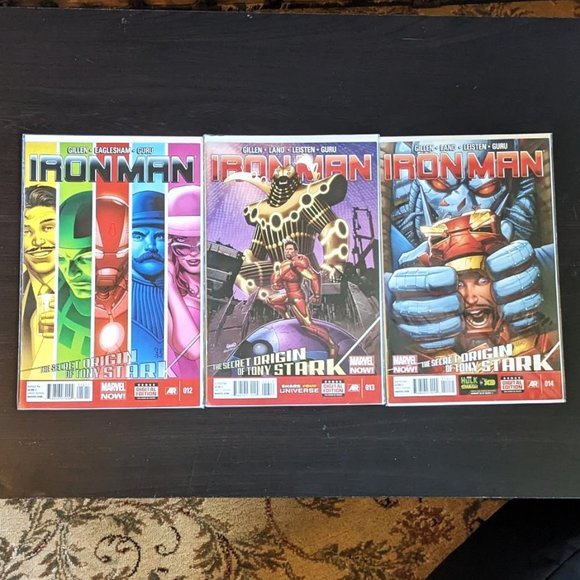 NEW Marvel Now! IRONMAN: The Secret Origin Of Tony Stark Series 009-017 2013 - Picture 3 of 4